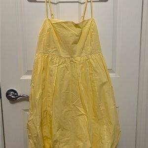 Abercrombie & Fitch Yellow Bubble Dress